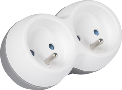 Изображение Libox Rozganik sieciowy 1wtyk/2gniazda z uziemieniem LB0166-2 LIBOX