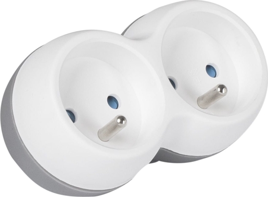 Изображение Libox Rozganik sieciowy 1wtyk/2gniazda z uziemieniem LB0166-2 LIBOX