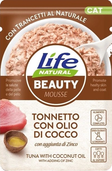 Изображение LIFE CAT sasz.70g BEAUTY TUNA + COCONUT   OIL /30