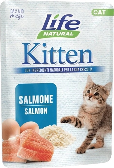 Picture of LIFE CAT sasz.70g KITTEN SALMON /30
