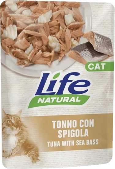 Picture of LIFE CAT sasz.70g TUNA + SEA BASS /30
