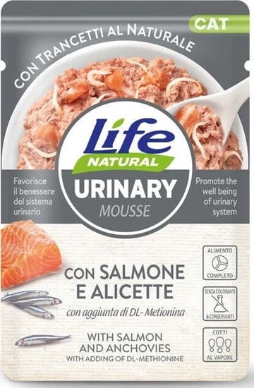 Изображение LIFE CAT sasz.70g URINARY SALMON +        ANCHOVIES /30