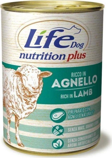Picture of Life Pet Care Karma dla psa puszka 400 g LAMB + RICE /24