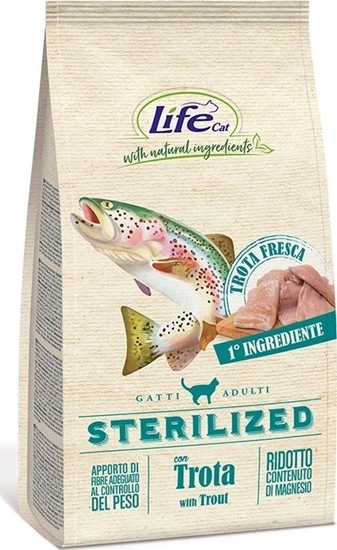 Изображение Life Pet Care LIFE CAT 400g STERILIZED TROUT /6