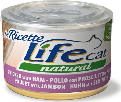 Изображение Life Pet Care LIFE CAT pusz.150g CHICKEN + HAM + BEANS LA RICETTE /24
