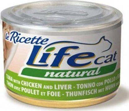Изображение Life Pet Care LIFE CAT pusz.150g TUNA + CHICKEN +LIVER LA RICETTE /24