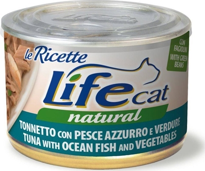 Изображение Life Pet Care LIFE CAT pusz.150g TUNA + OCEAN FISH LA RICETTE /24