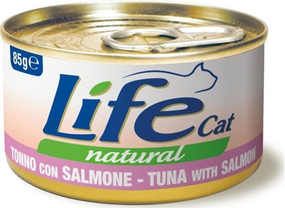 Изображение Life Pet Care LIFE CAT pusz.85g TUNA + SALMON /24
