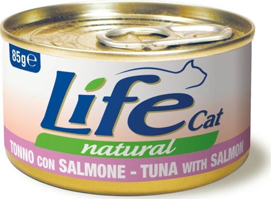 Изображение Life Pet Care LIFE CAT pusz.85g TUNA + SALMON /24