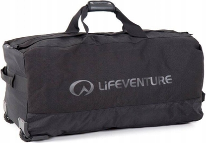 Attēls no Lifeventure Expedition Wheeled Duffle, 120 Litre Roll-Base, Black