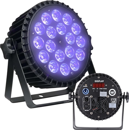 Изображение LIGHT4ME ALU QUAD PAR 18x6W RGBW reflektor sceniczny LED
