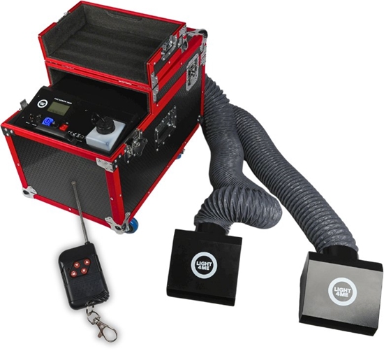 Picture of Nawietlacz LIGHT4ME FOG DEMON 3000 ultradwikowa wytwornica cikiego dymu pilot case dwa we do rozprowadzania pary