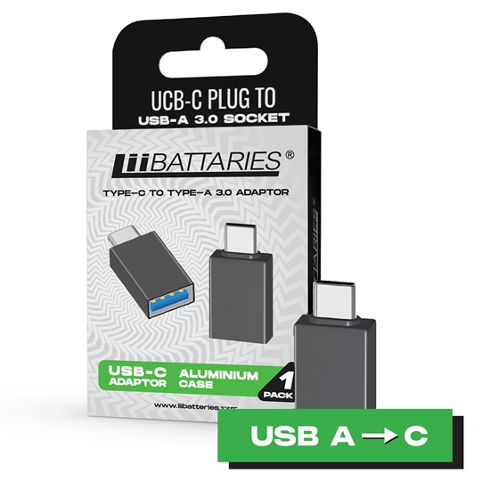 Picture of Liibattaries adapters USB-C spraudnis uz USB-A 3.0 ligzdu