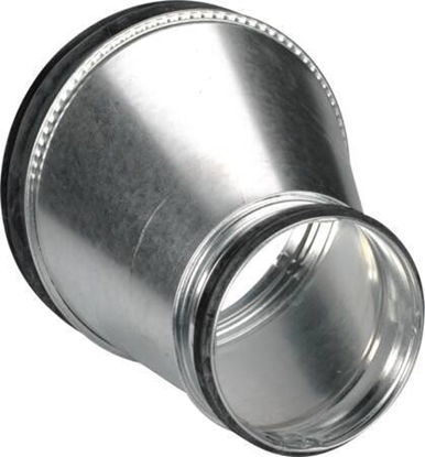 Picture of Lindab LINDAB Reduktion RLU 200-160, lang, excentrisk med nippel-/nippeltilslutning.