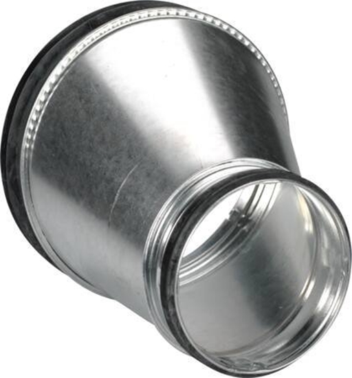 Picture of Lindab LINDAB Reduktion RLU 200-160, lang, excentrisk med nippel-/nippeltilslutning.