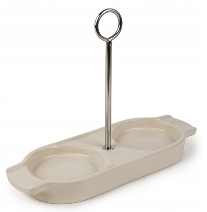 Attēls no LINEA Podstawka do mynków ceramiczna, ecru