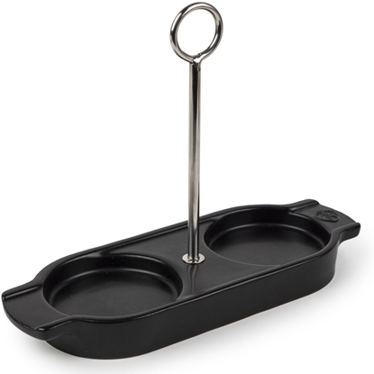 Attēls no LINEA Podstawka do mynków ceramiczna, satin black