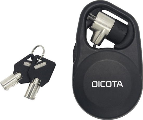 Picture of Dicota Security Cable T-Lock Retractable, keyed, 3x7mm slot