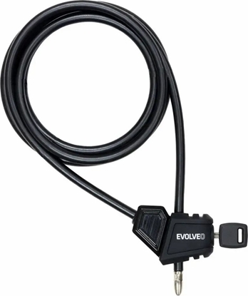Attēls no Linka zabezpieczajca Evolveo EVOLVEO StrongVision LOCK, lanový nastavitelný zámek 8mm x 2m
