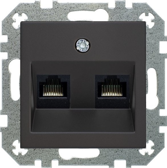 Picture of Liregus IKL-002-01.R/ON59 COMPUTER SOCKET 2XRJ45