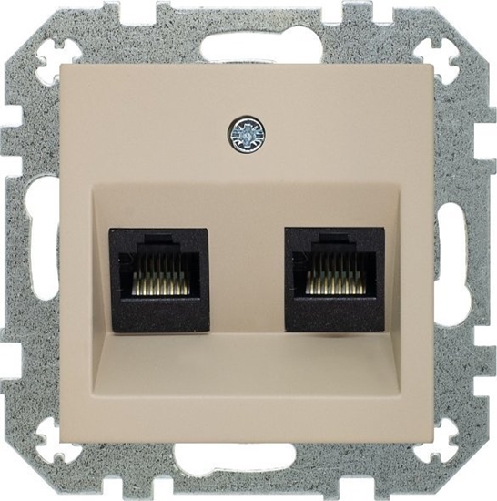 Picture of Liregus IKL-002-01.R/ONC COMPUTER SOCKET 2XRJ45
