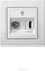 Attēls no Liregus SOCKET HDMI+TV-002-01 WHITE