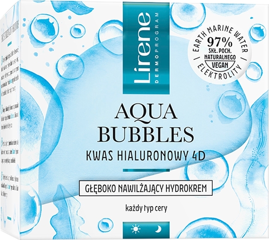 Изображение Lirene LIRENE_Aqua Bubbles Hyaluronic Acid 4D gboko nawilajcy hydrokrem do kadego rodzaju skóry 50ml