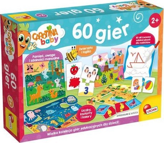 Picture of Lisciani Zestaw Carotina Baby 60 gier