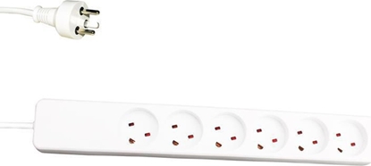 Picture of Listwa zasilajca Garbot Garbot 24155124-5EE rozgaziacz 5 m 6 x gniazdo sieciowe Wewntrzna Biay