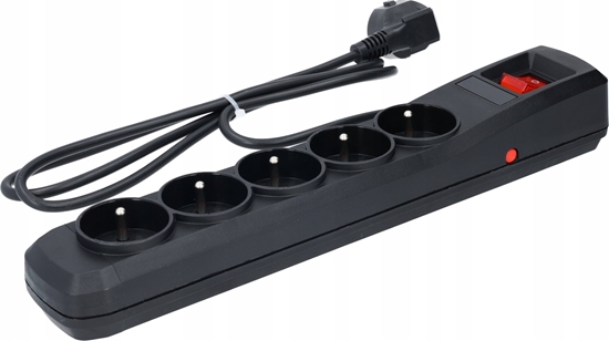 Picture of Listwa zasilajca R5 5g 1.5m czarna ARcon