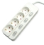 Picture of Value Power Strip, 4-way, with individual switches, white, 1.5 m