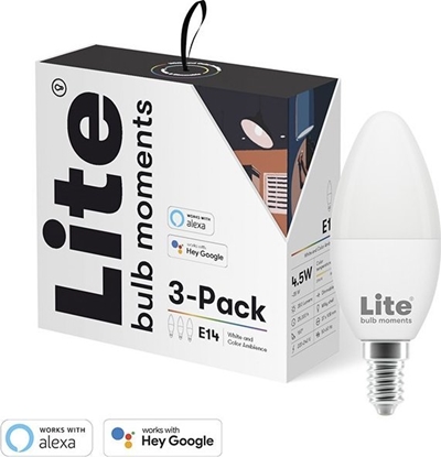 Picture of Lite Bulb Moments Lite bulb Moments Inteligentna arówka, E14, 5W, RGB+2700-6500K, 3 pack