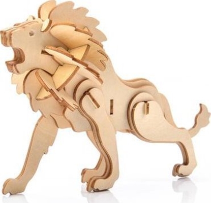 Изображение Little-Story Little Story Drewniane Puzzle Model 3D - Lew