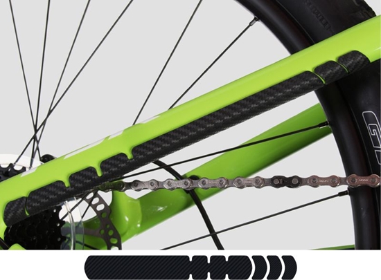 Изображение Lizard Skins Osona Na Ram SMALL FRAME PROTECTOR CARBON LEATHER roz. 32 mm x 222 mm Skóra Karbon (NEW) (LZS-LBPDS200)