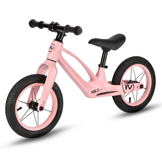 Picture of Līdzsvara velosipēds (Skrejritenis) RB901 LED BALANCE BIKE WHEEL 12'' PINK NILS FUN