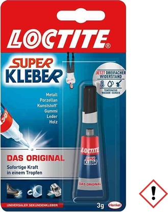 Attēls no Loctite Loctite Superkleber Flüssig, Tube mit 3g, 9H LTK1C