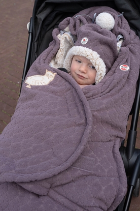 Attēls no Lodger Bunker Folklore Fleece all-season sleeping bag Mauve BK 330