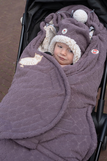 Picture of Lodger Bunker Folklore Fleece all-season sleeping bag Mauve BK 330