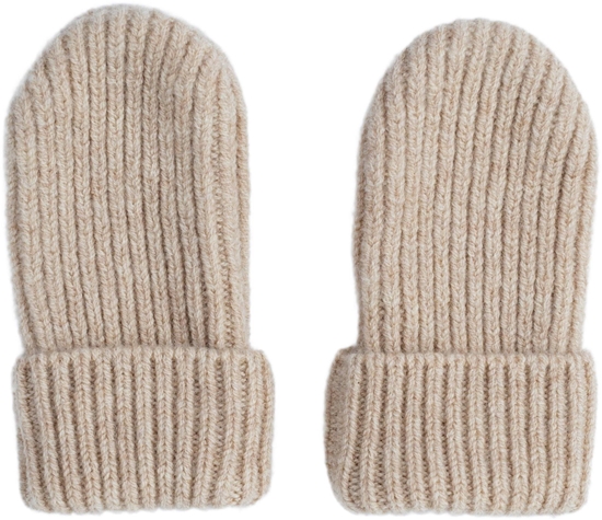 Изображение TB Print Lodger Mittens Folklore Merino weniane rkawiczki dziecice Beige 0-12m MTM 630_0-12