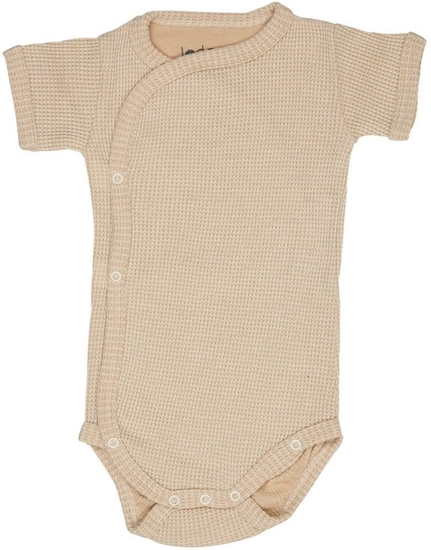 Picture of Lodger Romper Ciumbelle knitted cotton bodysuit with short sleeves Ivory 74 cm RFC 069_74