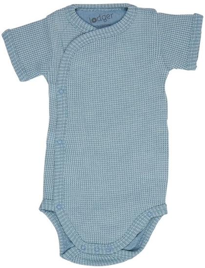 Picture of Lodger Romper Ciumbelle knitted cotton bodysuit with short sleeves Ocean 74 cm RFC 074_74
