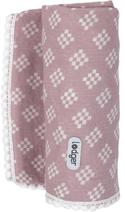 Picture of Lodger Swaddle Tribe Muslin cotton diaper 120x120 cm Rose SWT 107