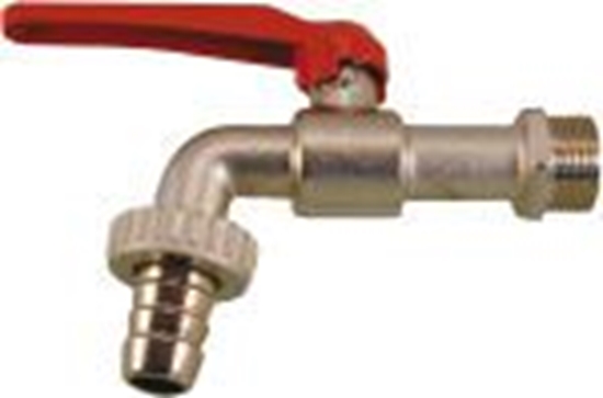 Picture of Lodveida krāns ar snīpīti 1/2" Rastelli