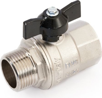 Attēls no Lodveida krāns i-ā 1" 40bar ar tauriņrokturi 