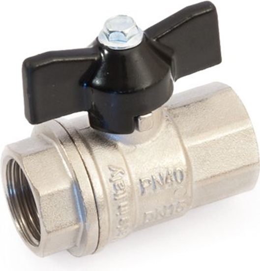 Изображение Lodveida krāns i-i 3/4" 40bar ar tauriņrokturi GF