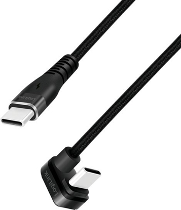 Изображение Kabel USB LogiLink USB-C - USB-C 3 m Czarny (CU0194)