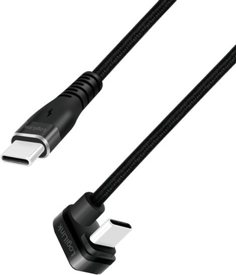 Изображение Kabel USB LogiLink USB-C - USB-C 3 m Czarny (CU0194)