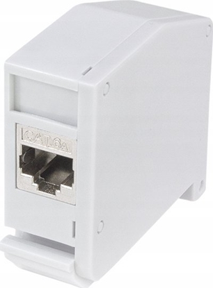 Picture of Logilink Hutschienenadapter m.Cat.6A-Kupplung,2xRJ45-Buchse