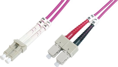 Изображение LOGON AL5LCSC10I/4I kabel InfiniBand / wiatowodowy 10 m 2x LC 2x SC Róowy