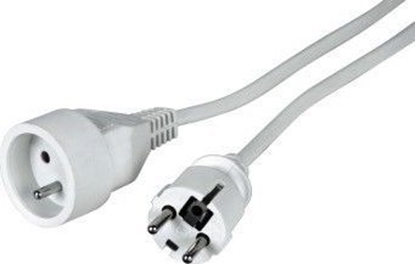 Изображение LOGON PSPC03W kabel zasilajce Biay 3 m Wtyczka zasilajca typu F